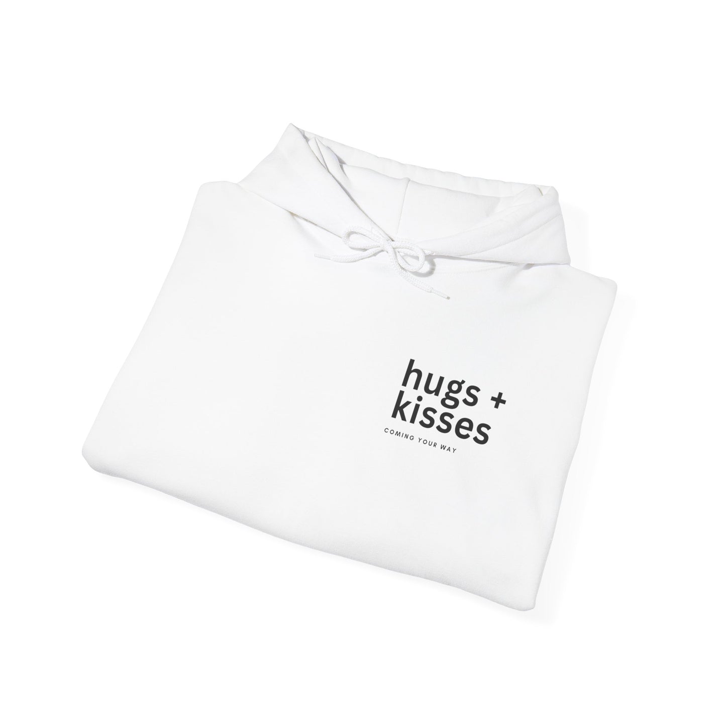 Women's/Unisex Heavy Blend™ Hooded Sweatshirt "Hugs and Kisses" Design