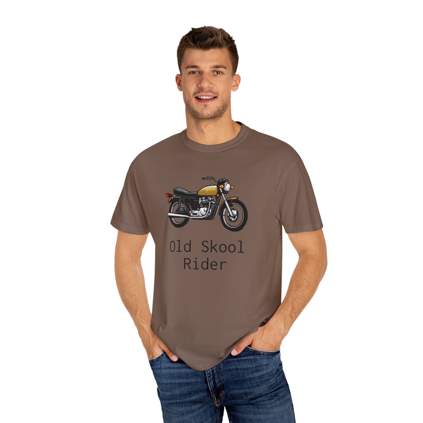 Graphic Motorcycle T-Shirt - Men's Comfort Colors Unisex Garment-Dyed Tee