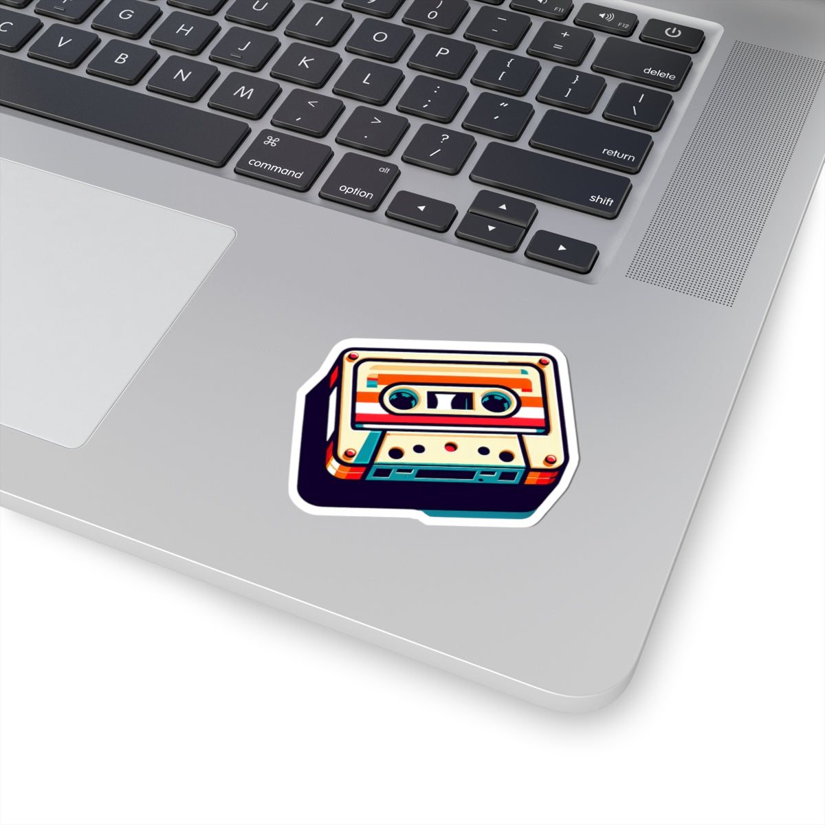 Retro Cassette Kiss-Cut Stickers for Vinyl Lovers