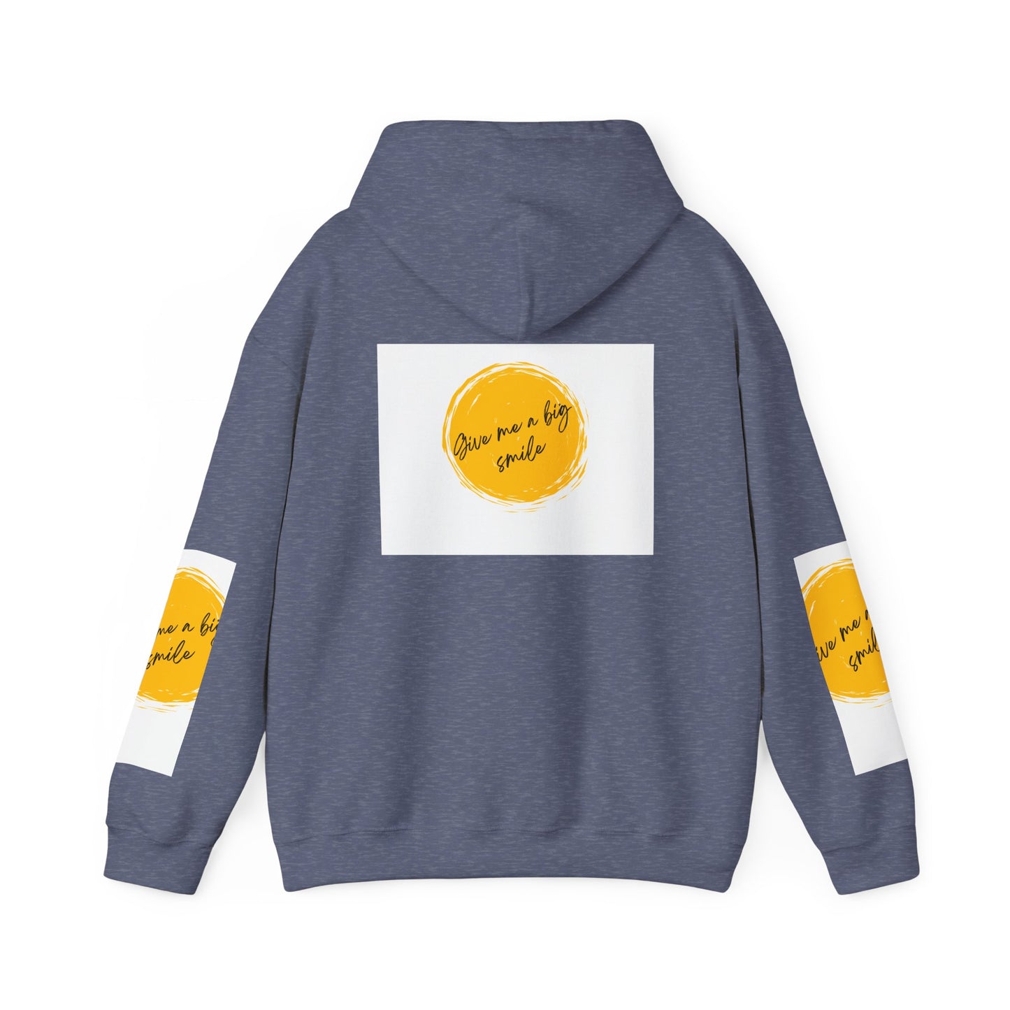 Unisex Heavy Blend™ Hooded Sweatshirt Give Me a Big Smile Graphic Design