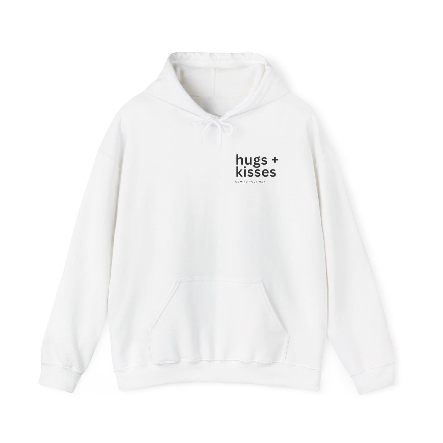 Women's/Unisex Heavy Blend™ Hooded Sweatshirt "Hugs and Kisses" Design