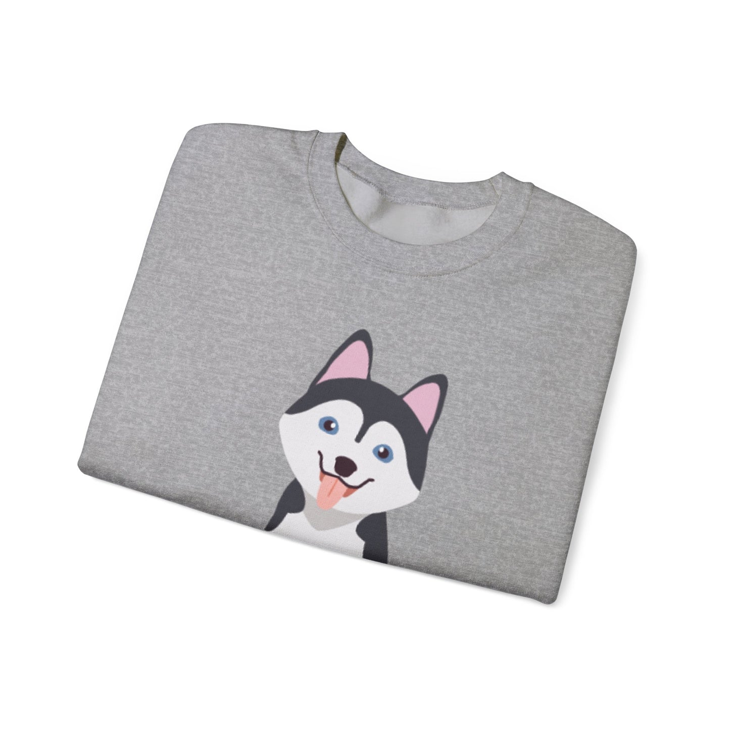 Unisex Heavy Blend™ Crewneck Sweatshirt - Husky Puppy