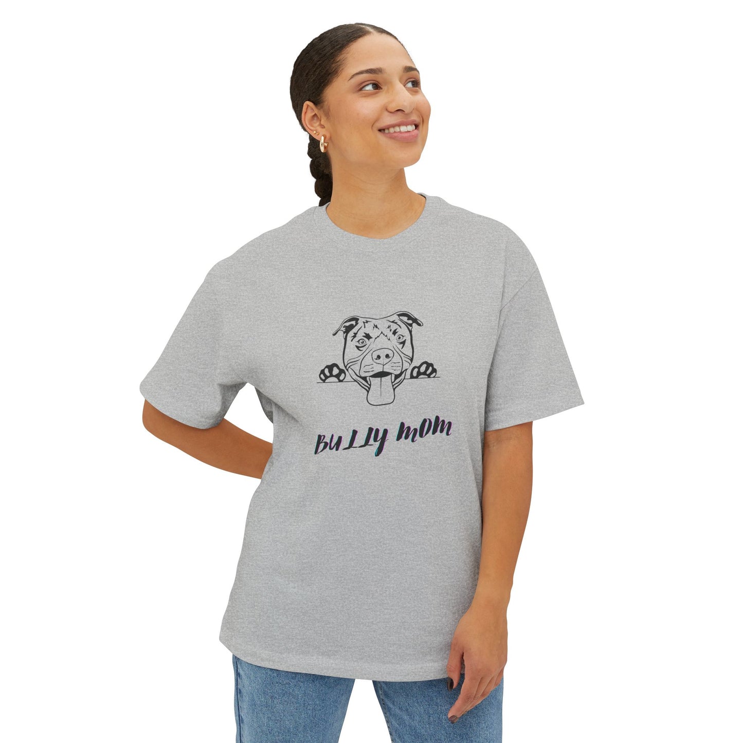 Women's Soft T-Shirt Graphic Bully Mom Design