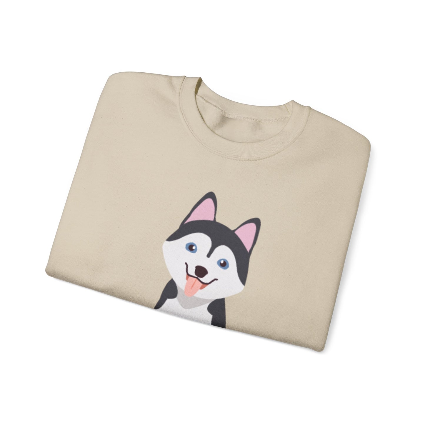 Unisex Heavy Blend™ Crewneck Sweatshirt - Husky Puppy