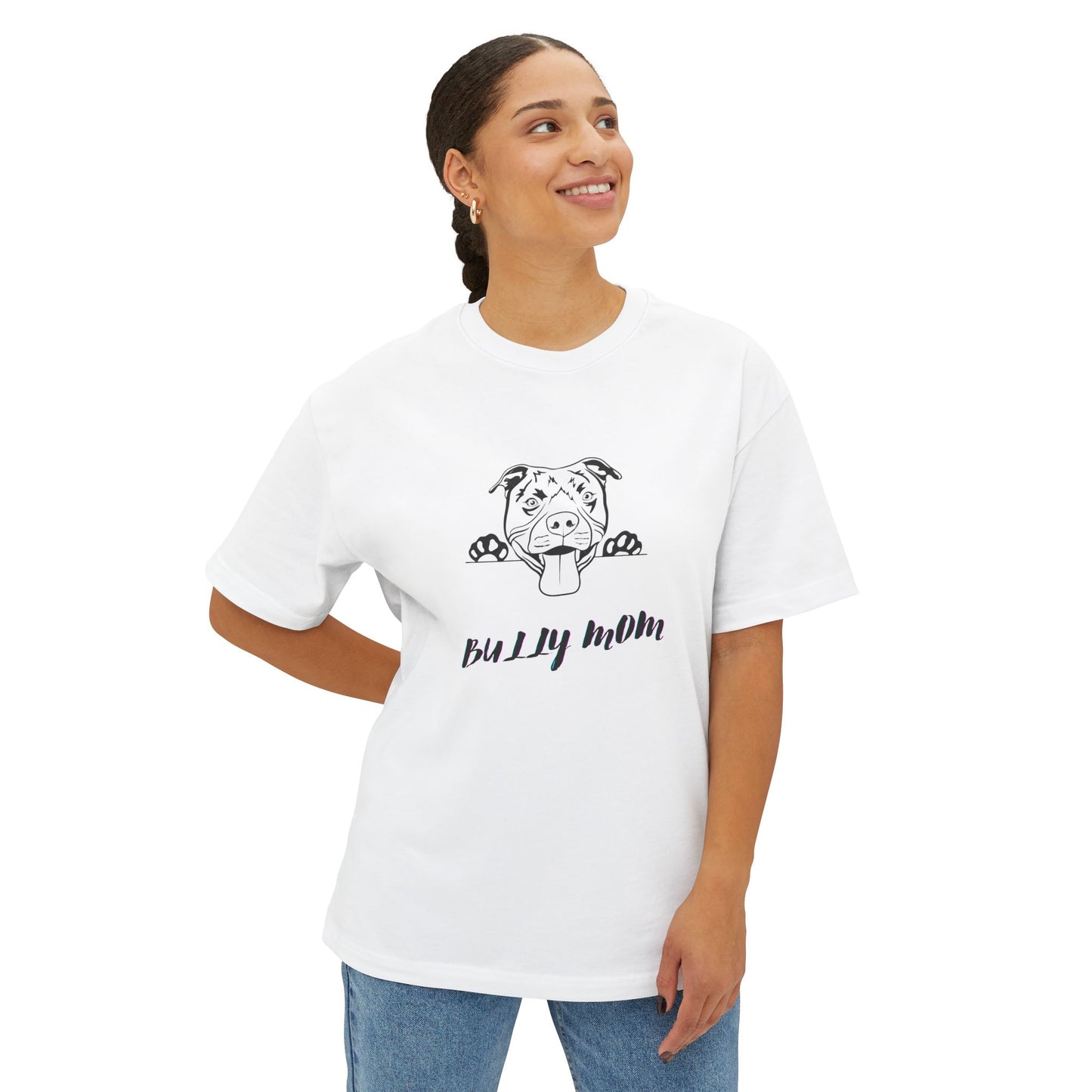 Women's Soft T-Shirt Graphic Bully Mom Design