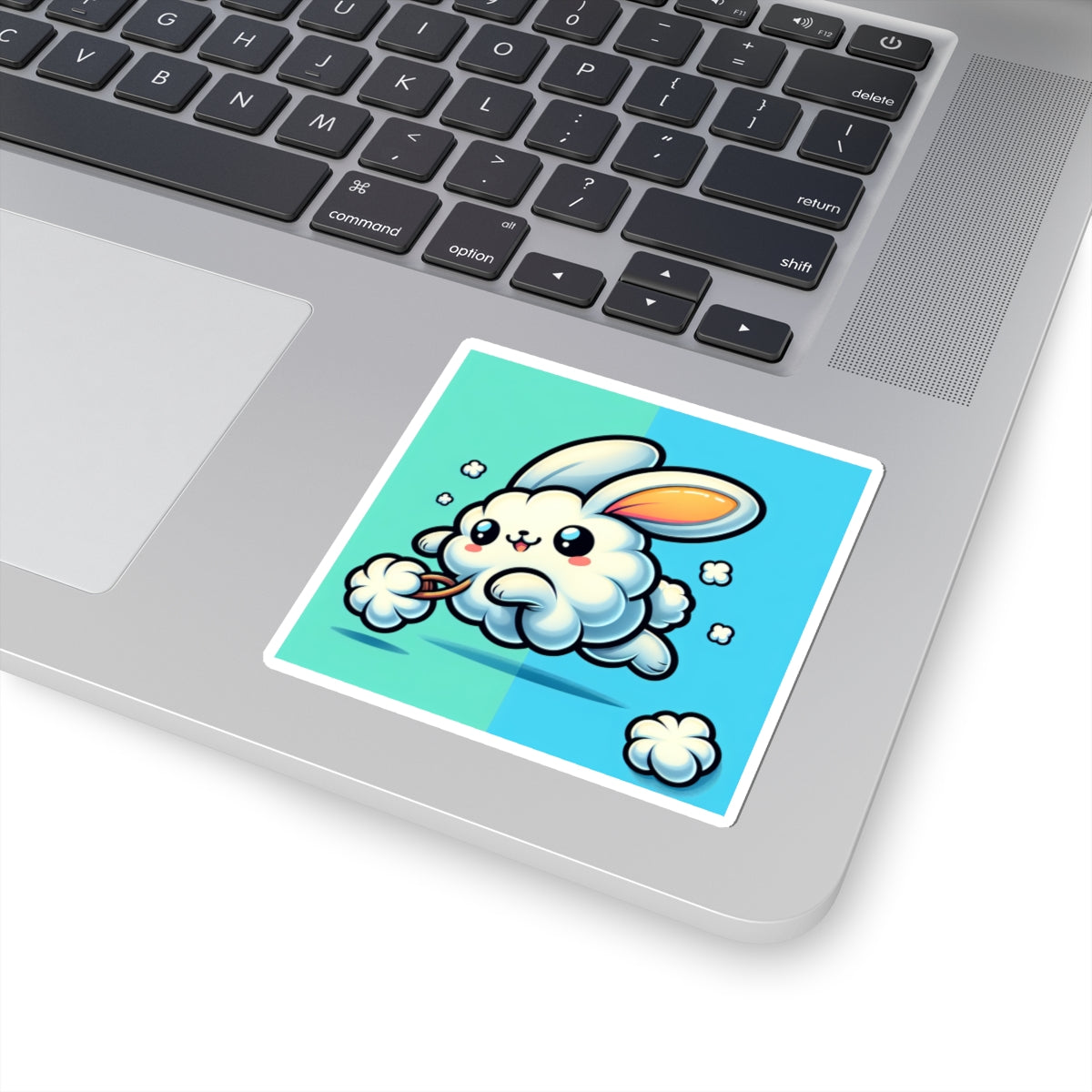 Cute Bunny Cloud Kiss-Cut Stickers | Playful & Whimsical Decor for Laptops, Water Bottles, & More