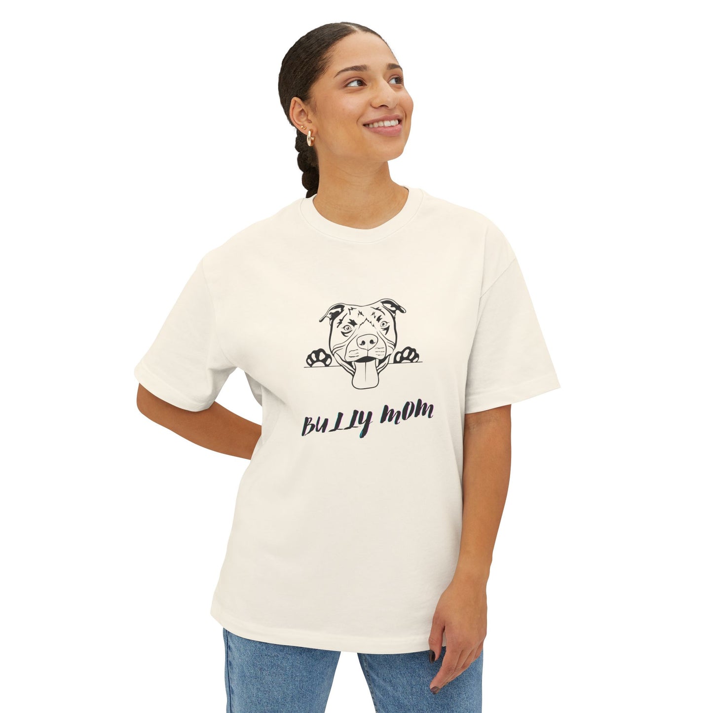 Women's Soft T-Shirt Graphic Bully Mom Design