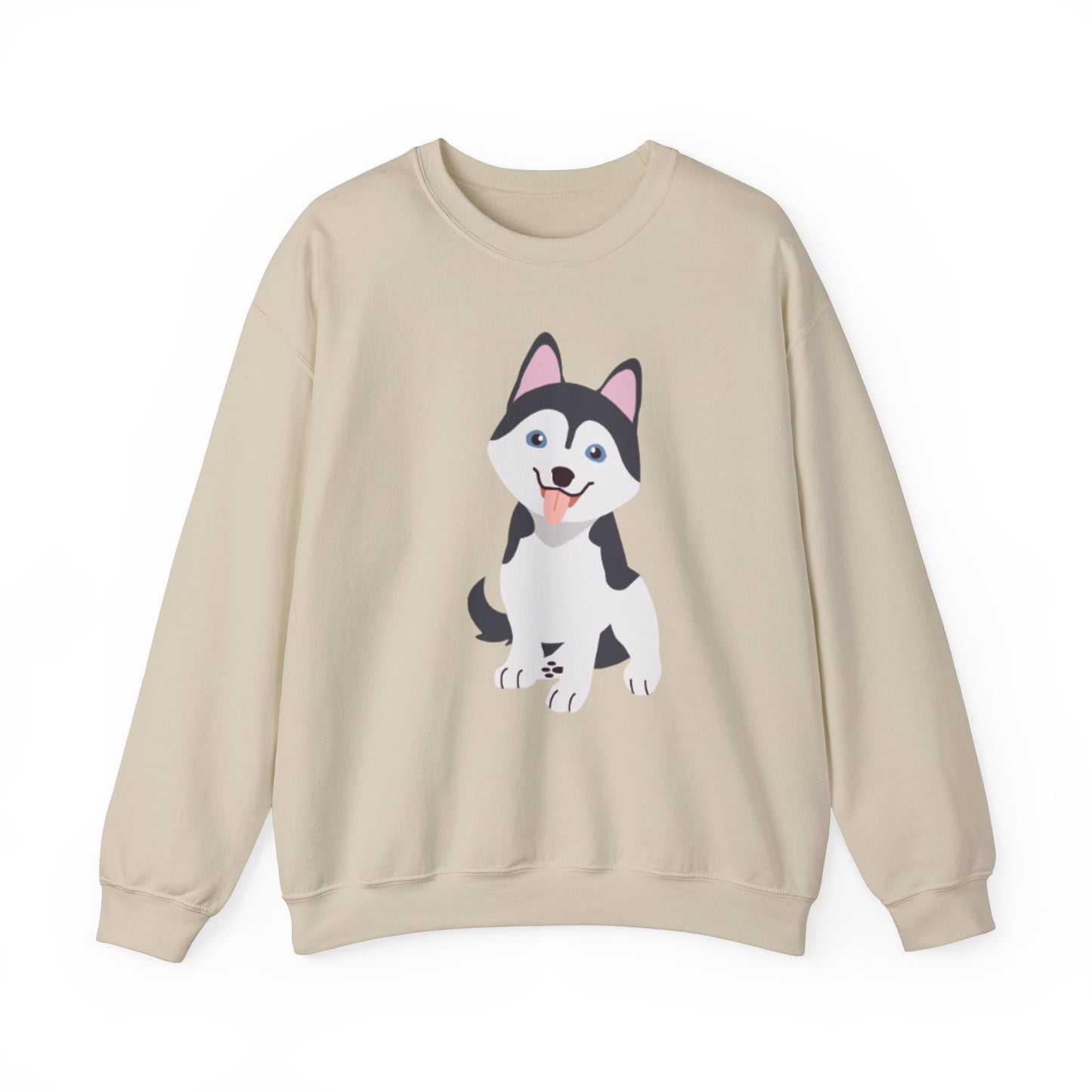 Unisex Heavy Blend™ Crewneck Sweatshirt - Husky Puppy