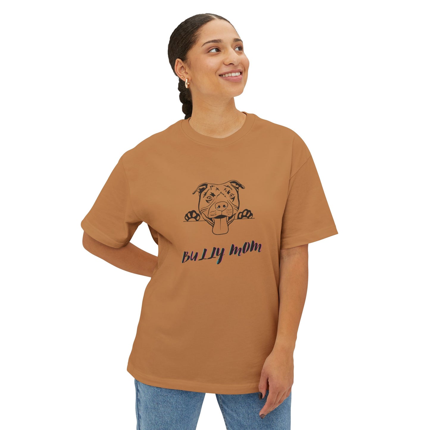 Women's Soft T-Shirt Graphic Bully Mom Design