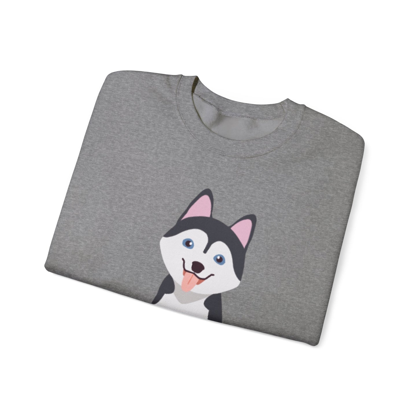 Unisex Heavy Blend™ Crewneck Sweatshirt - Husky Puppy