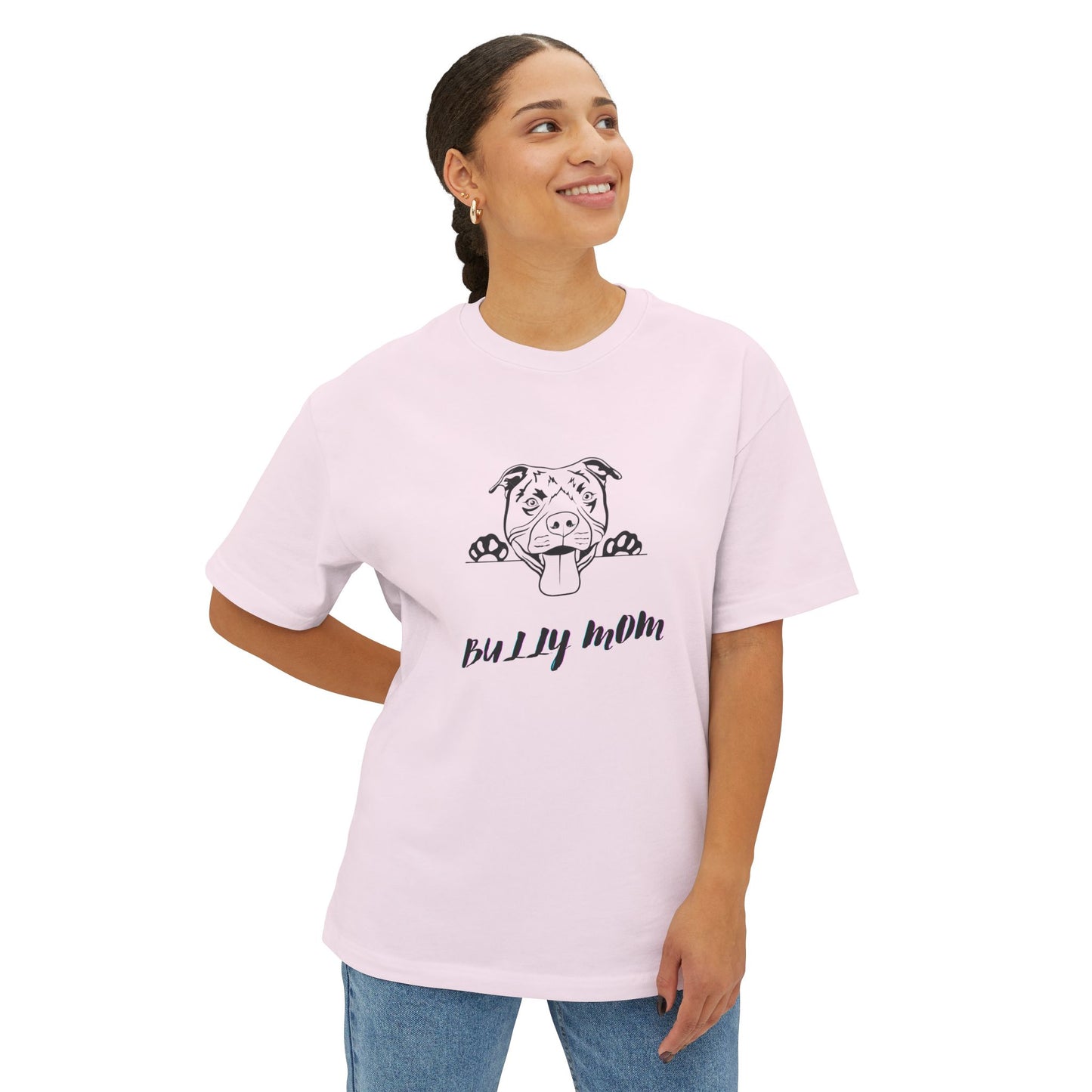 Women's Soft T-Shirt Graphic Bully Mom Design