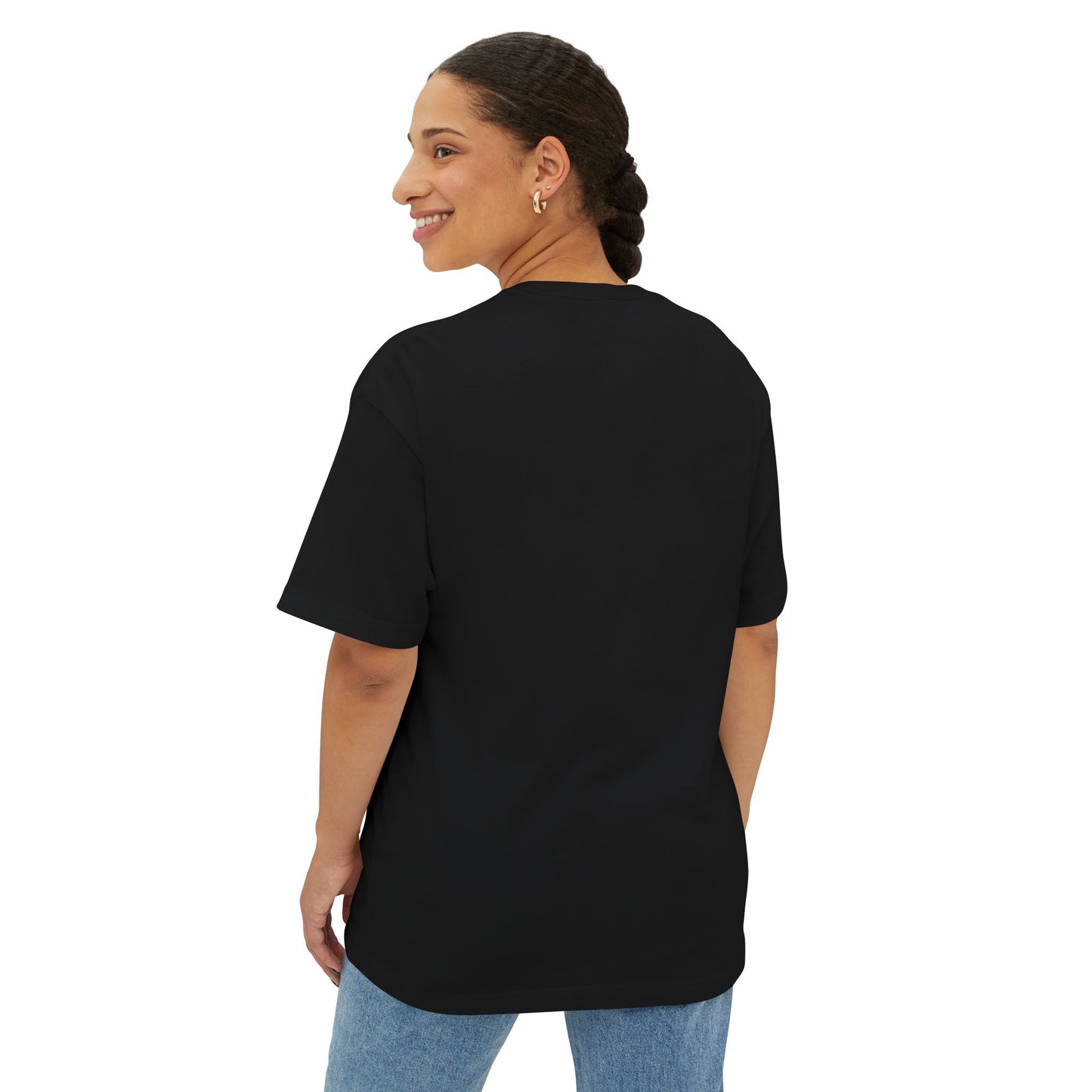 Women's/Unisex Oversized Boxy Tee Graphic Give Me A Big Smile