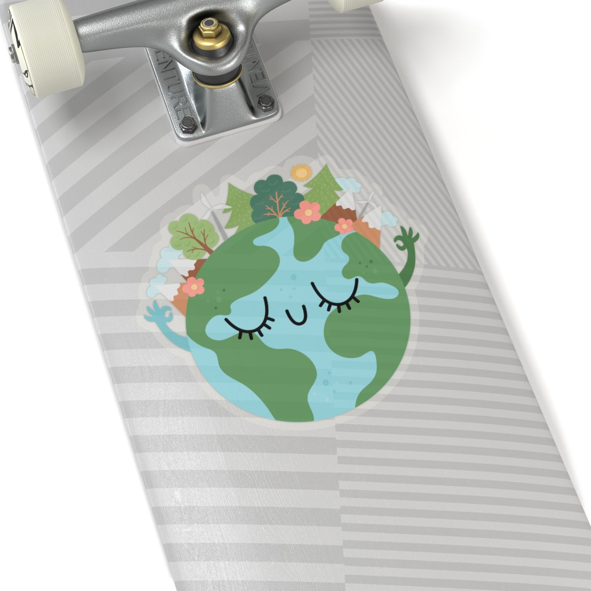 Green World Kiss-Cut Stickers