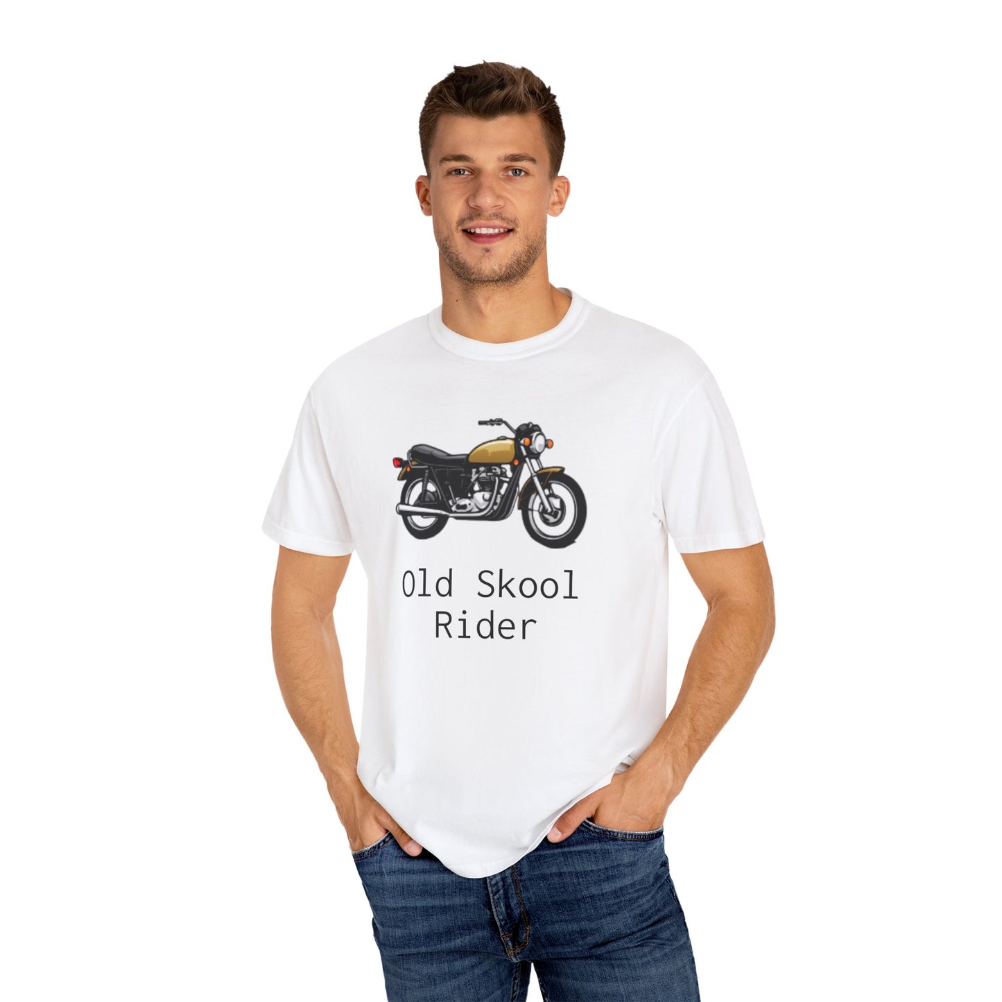 Graphic Motorcycle T-Shirt - Men's Comfort Colors Unisex Garment-Dyed Tee