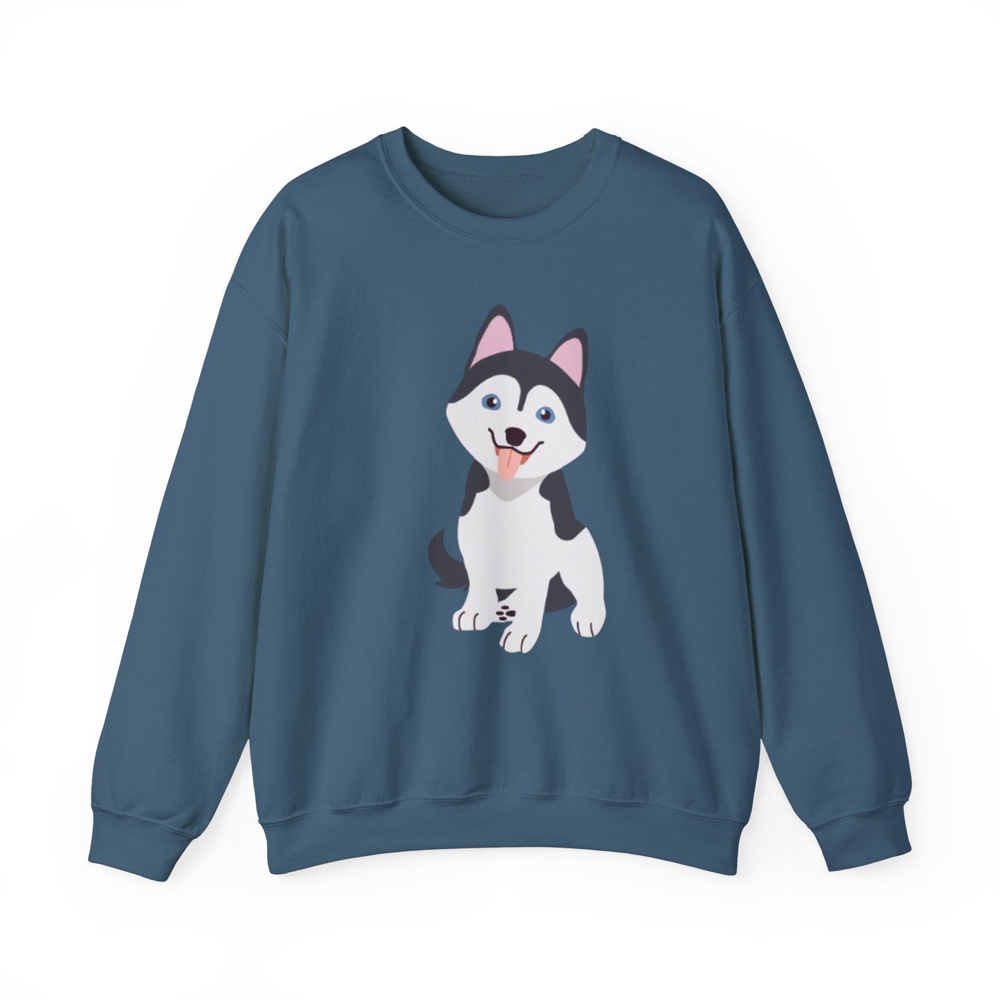 Unisex Heavy Blend™ Crewneck Sweatshirt - Husky Puppy