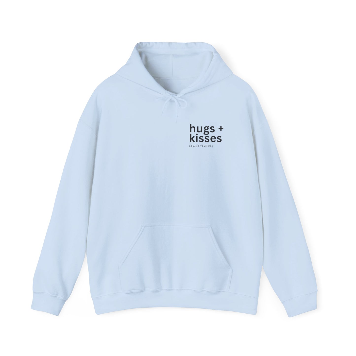 Women's/Unisex Heavy Blend™ Hooded Sweatshirt "Hugs and Kisses" Design