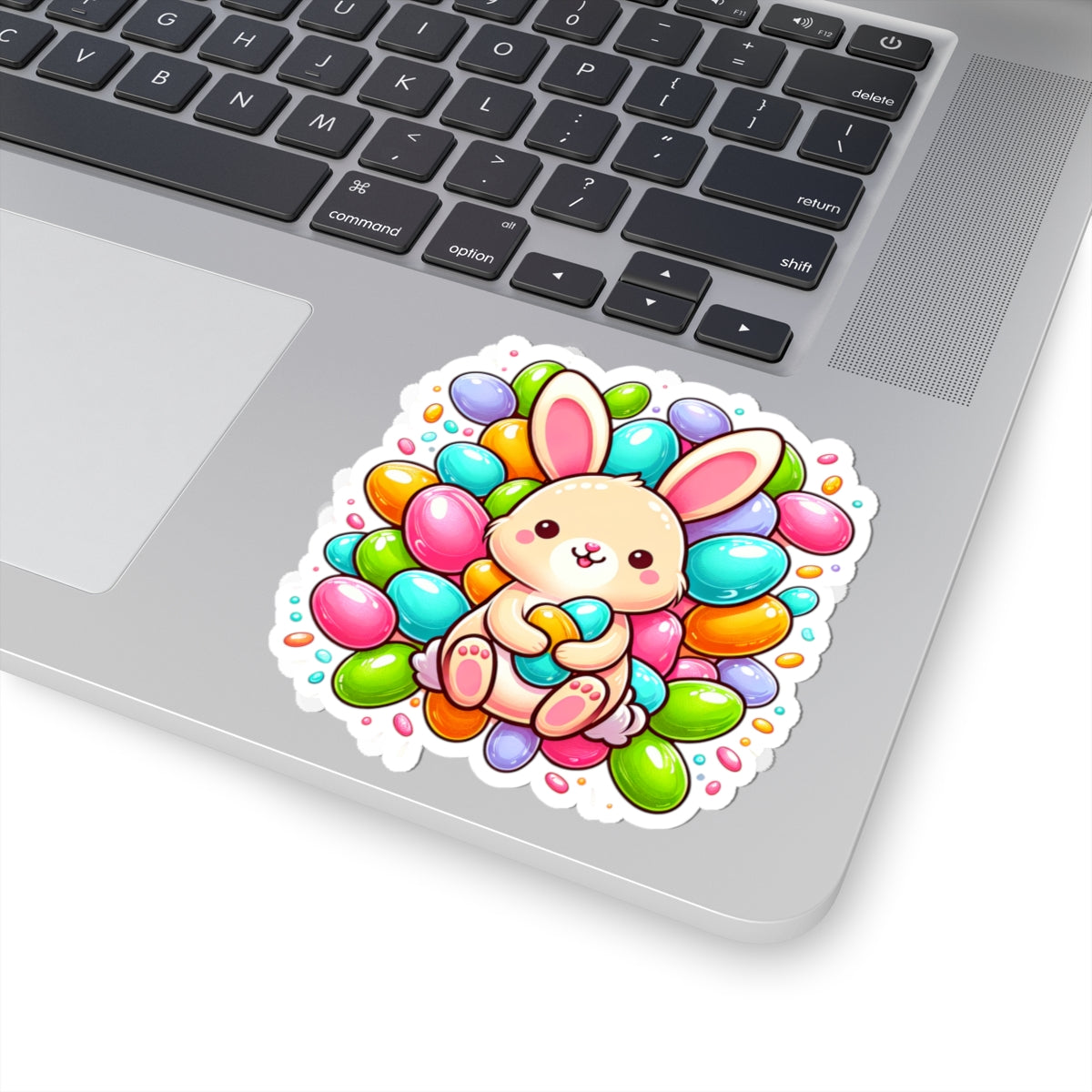 Cute Easter Bunny Kiss-Cut Sticker - Perfect for Spring Decor and Gifts Kids Stickers