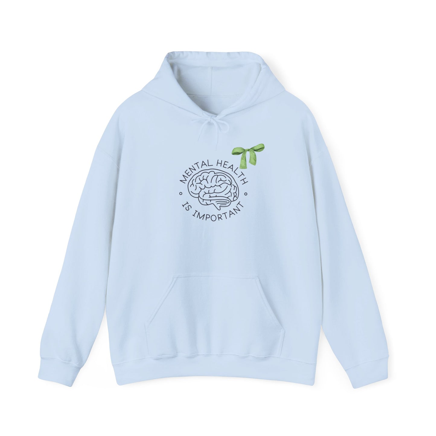 Stay cozy and warm with this Mental Health Is Important Hoodie.