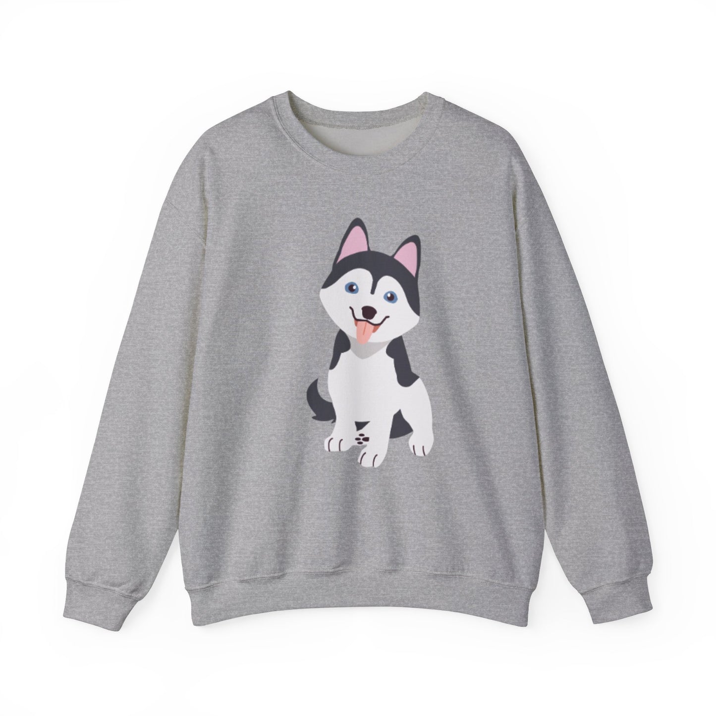 Unisex Heavy Blend™ Crewneck Sweatshirt - Husky Puppy