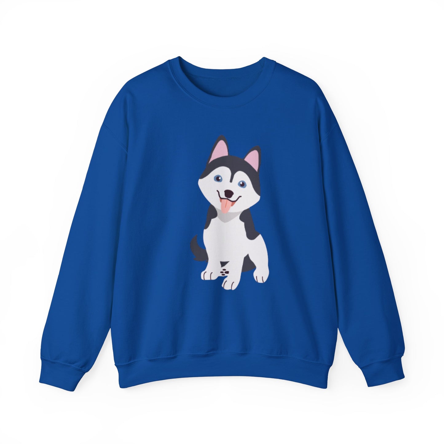 Unisex Heavy Blend™ Crewneck Sweatshirt - Husky Puppy