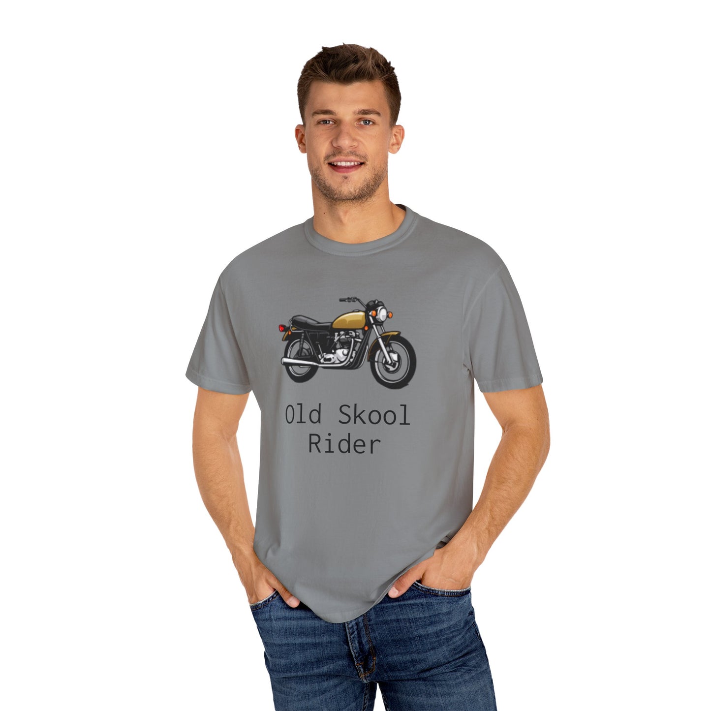 Graphic Motorcycle T-Shirt - Men's Comfort Colors Unisex Garment-Dyed Tee