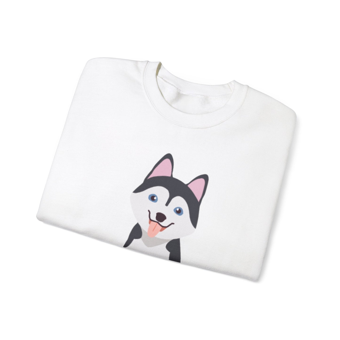 Unisex Heavy Blend™ Crewneck Sweatshirt - Husky Puppy