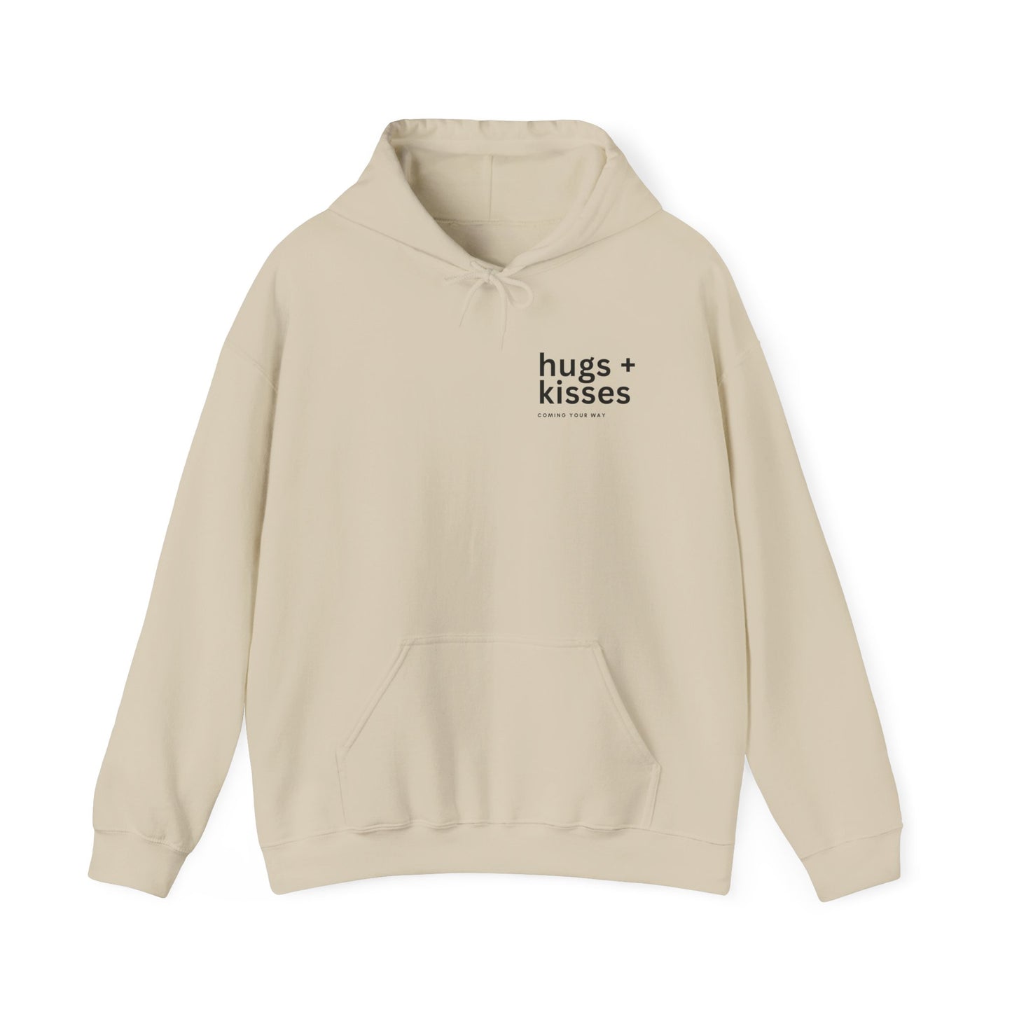 Women's/Unisex Heavy Blend™ Hooded Sweatshirt "Hugs and Kisses" Design