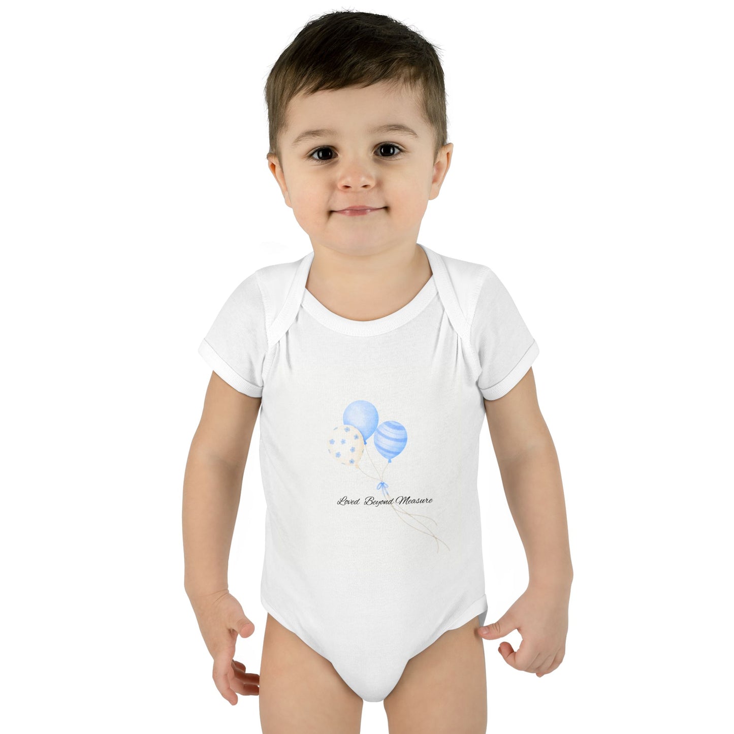 Baby Bodysuit Infant Boy Balloons Ring-Spun Cotton Soft Onesie