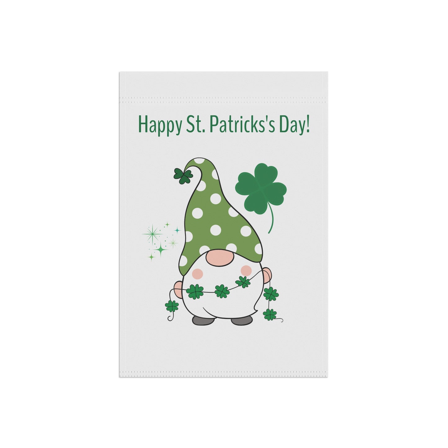 Garden & House Banner Happy St. Patrick's Day Knome!