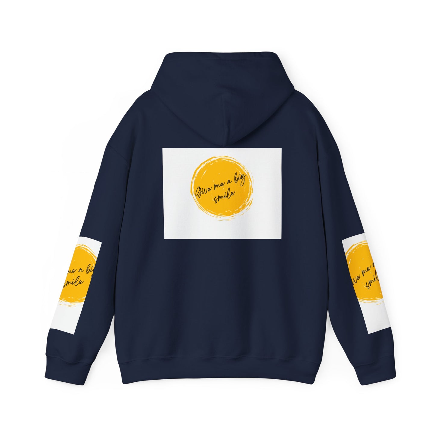 Unisex Heavy Blend™ Hooded Sweatshirt Give Me a Big Smile Graphic Design