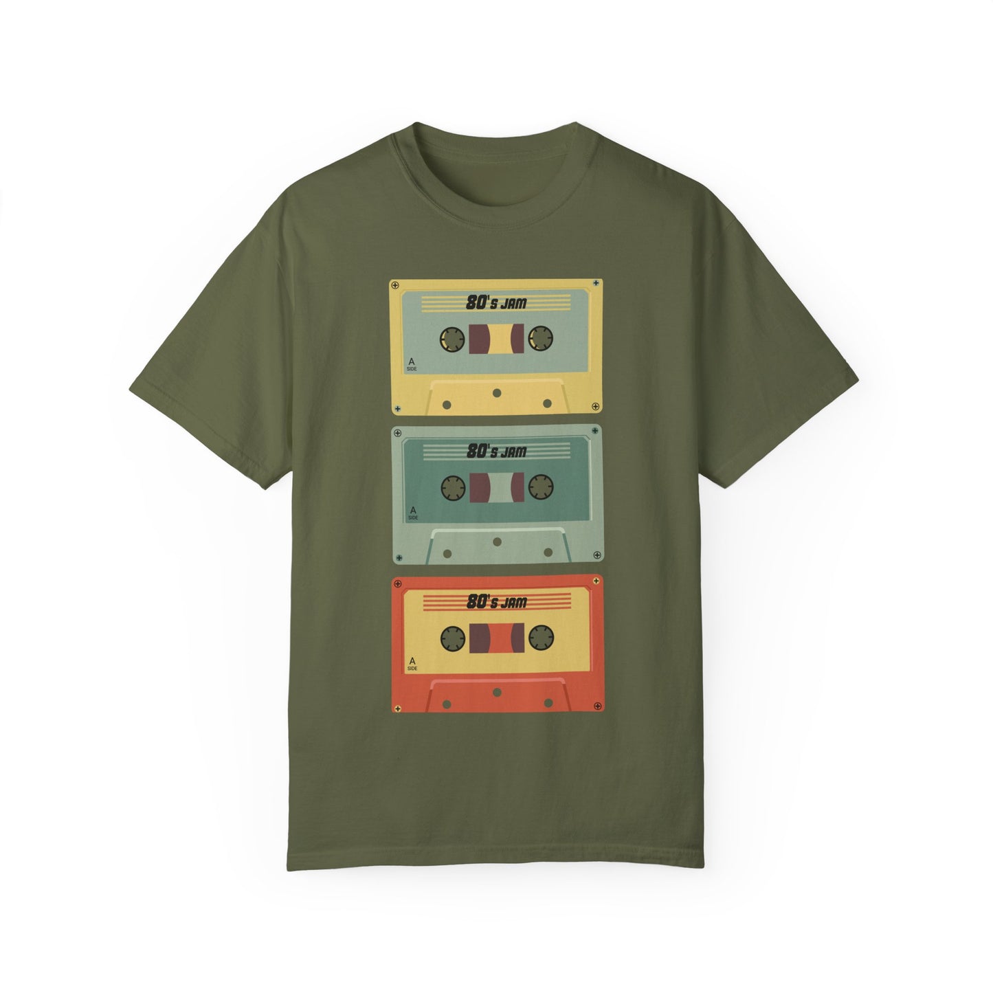 Men's Retro Cassette Garment-Dyed T-shirt