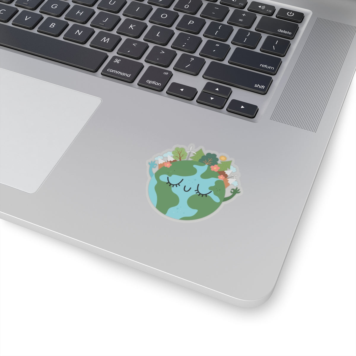 Green World Kiss-Cut Stickers