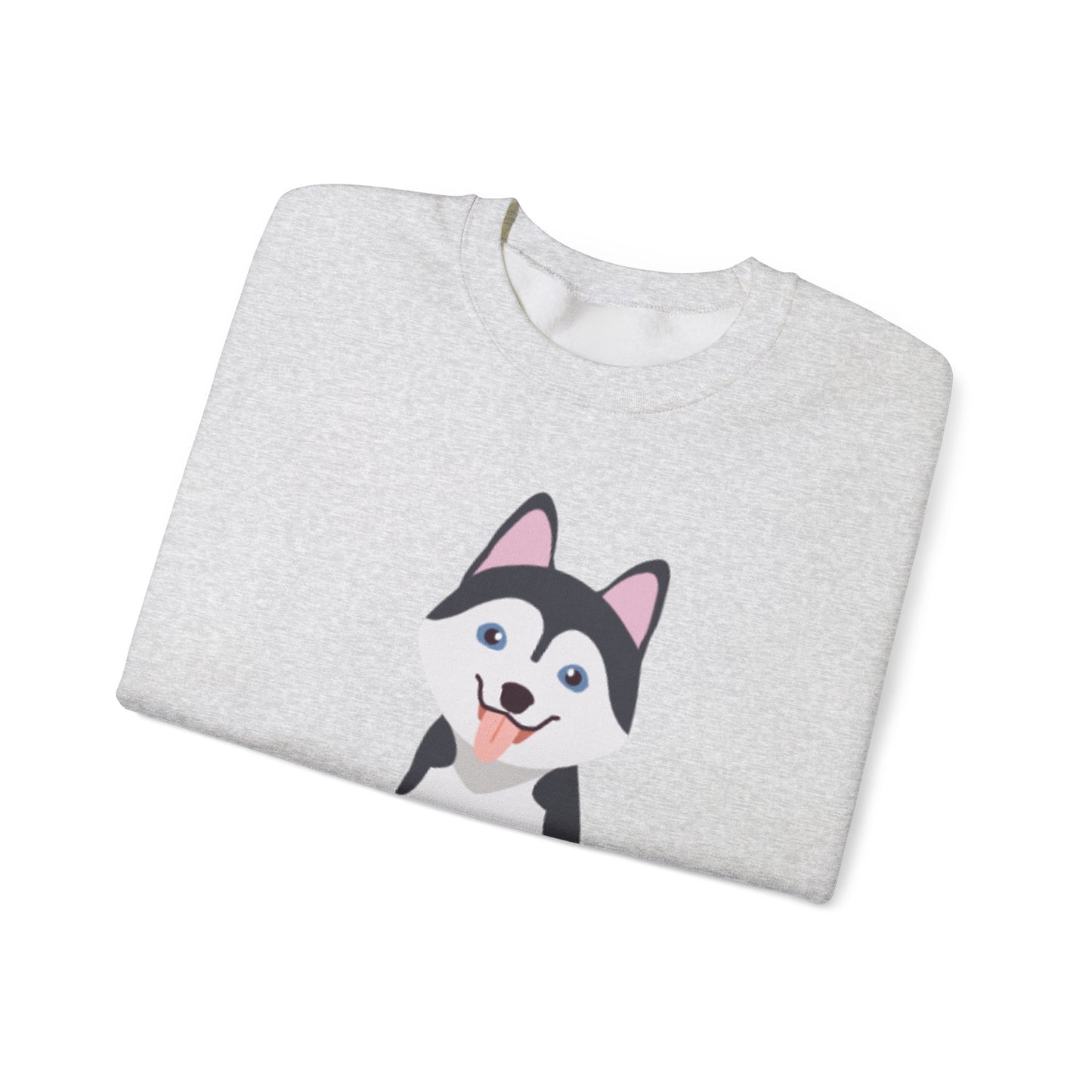 Unisex Heavy Blend™ Crewneck Sweatshirt - Husky Puppy