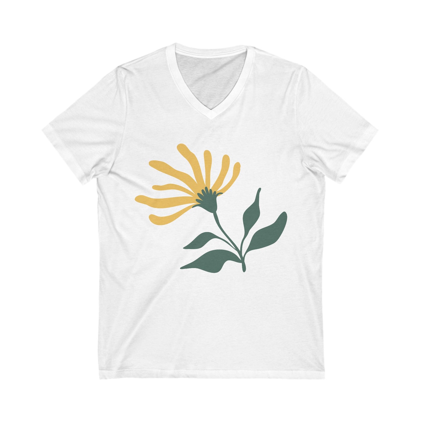 Floral V-Neck Tee