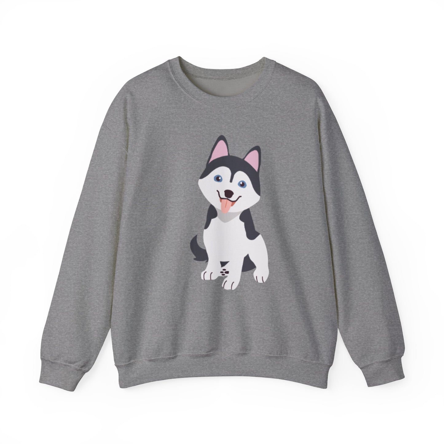 Unisex Heavy Blend™ Crewneck Sweatshirt - Husky Puppy