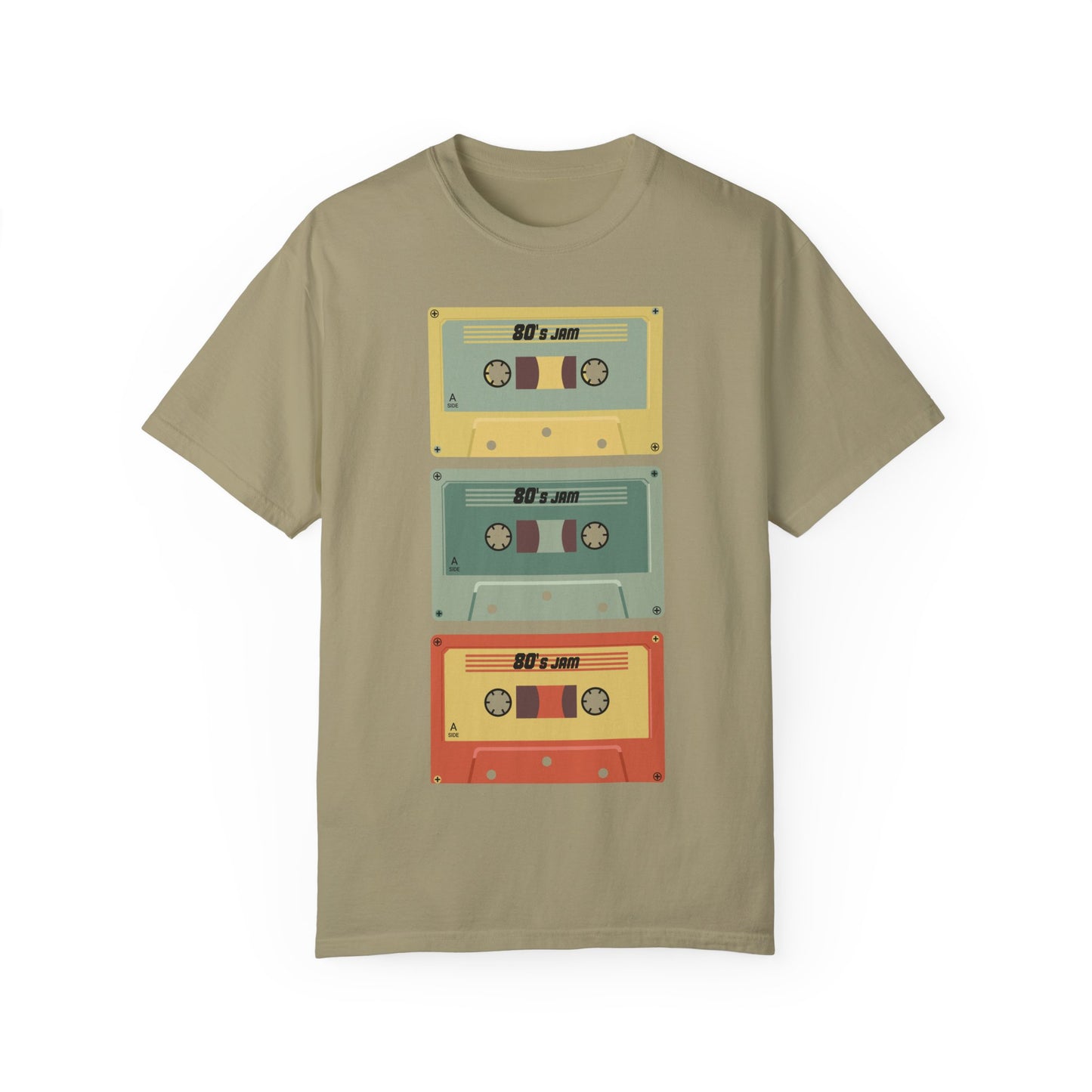 Men's Retro Cassette Garment-Dyed T-shirt