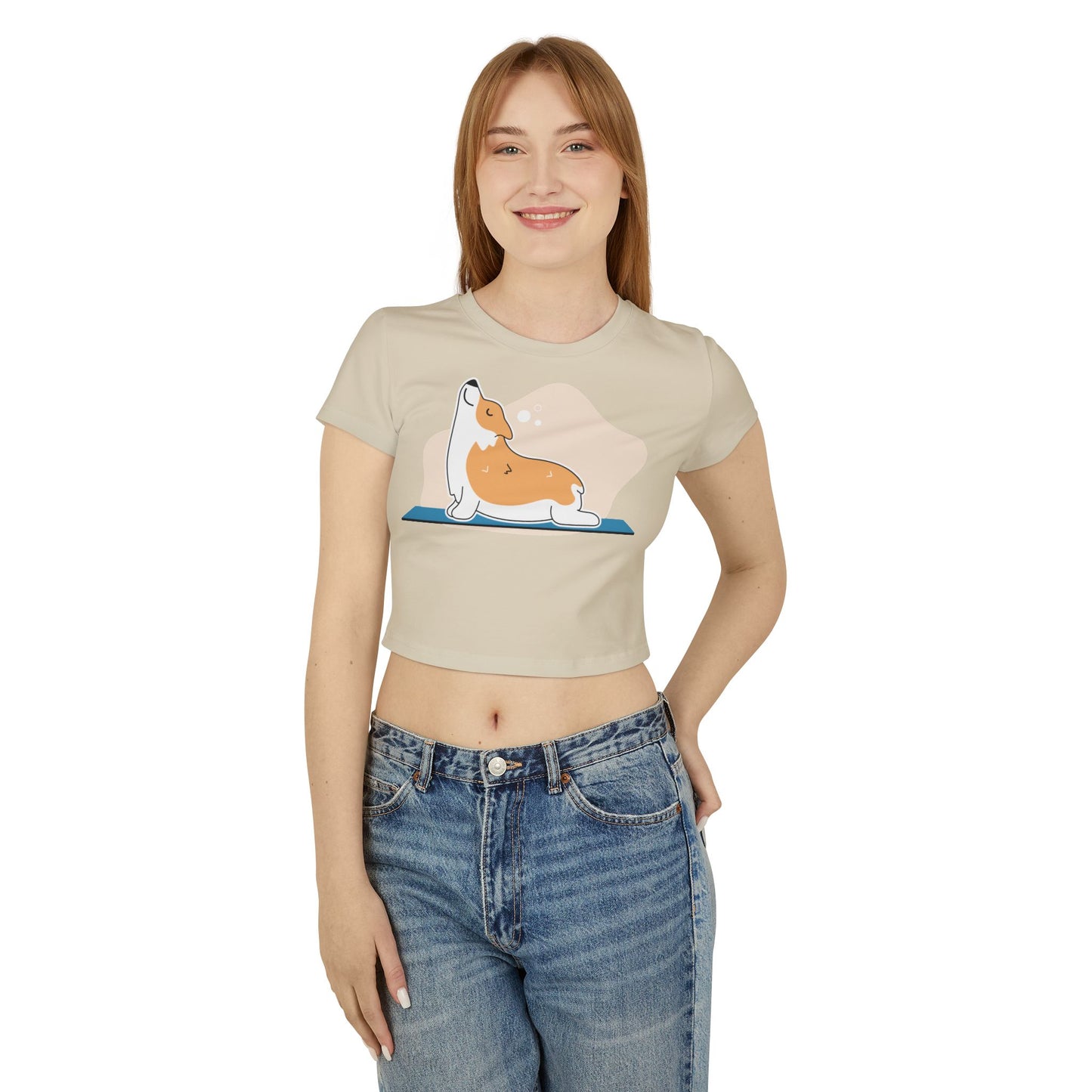 Yoga Corgi Baby Tee