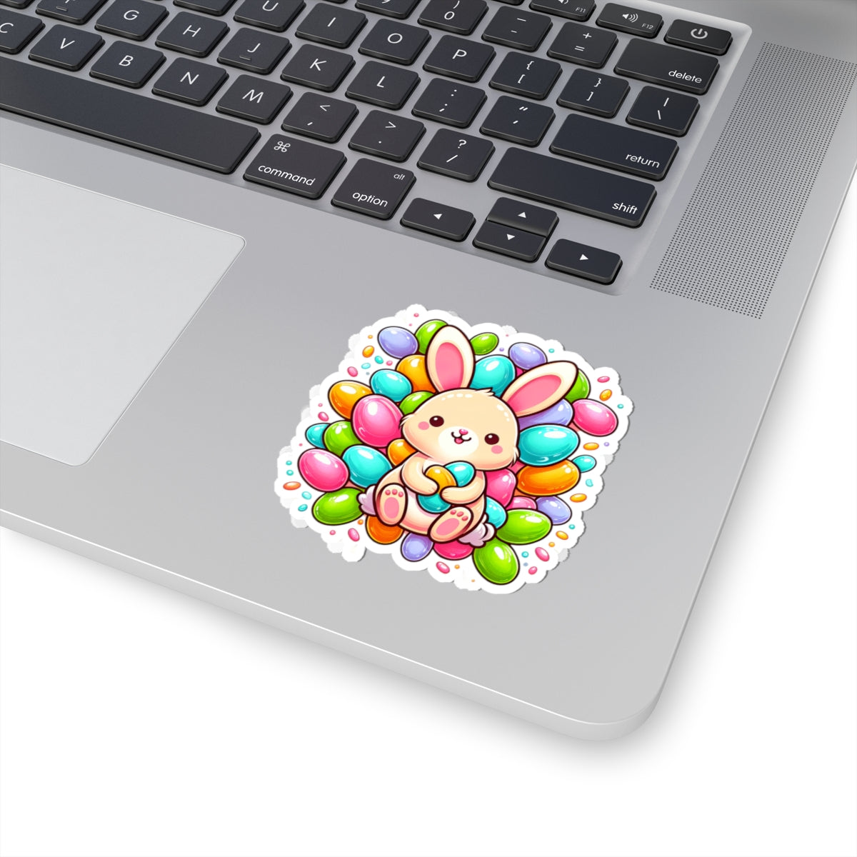 Cute Easter Bunny Kiss-Cut Sticker - Perfect for Spring Decor and Gifts Kids Stickers