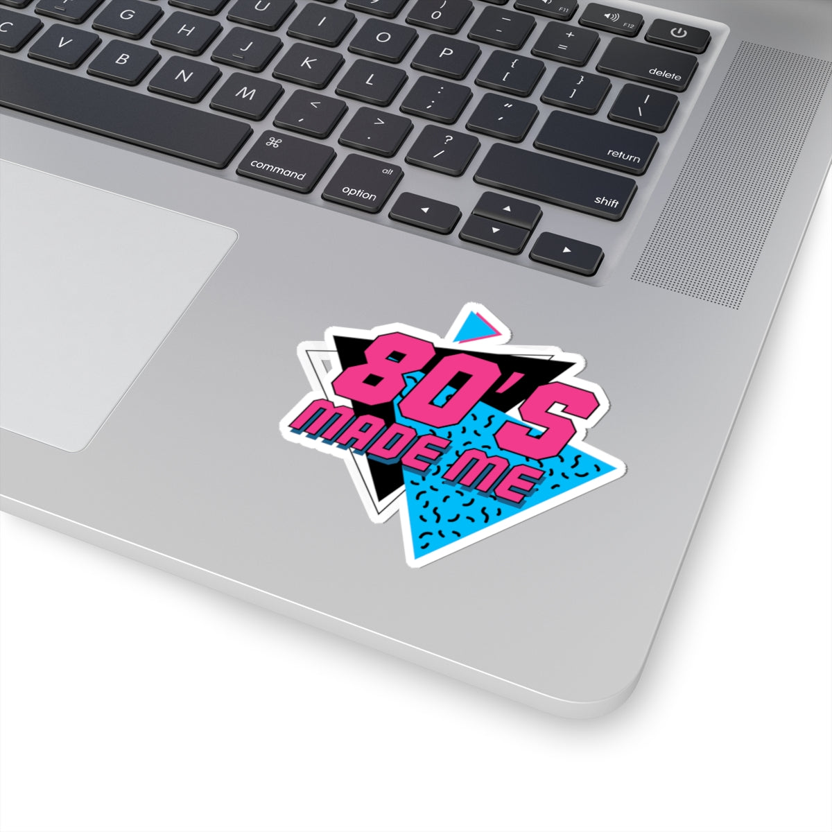 Retro 80's Made Me Kiss-Cut Sticker Stickers | Perfect for Laptop, Water Bottle & Journals