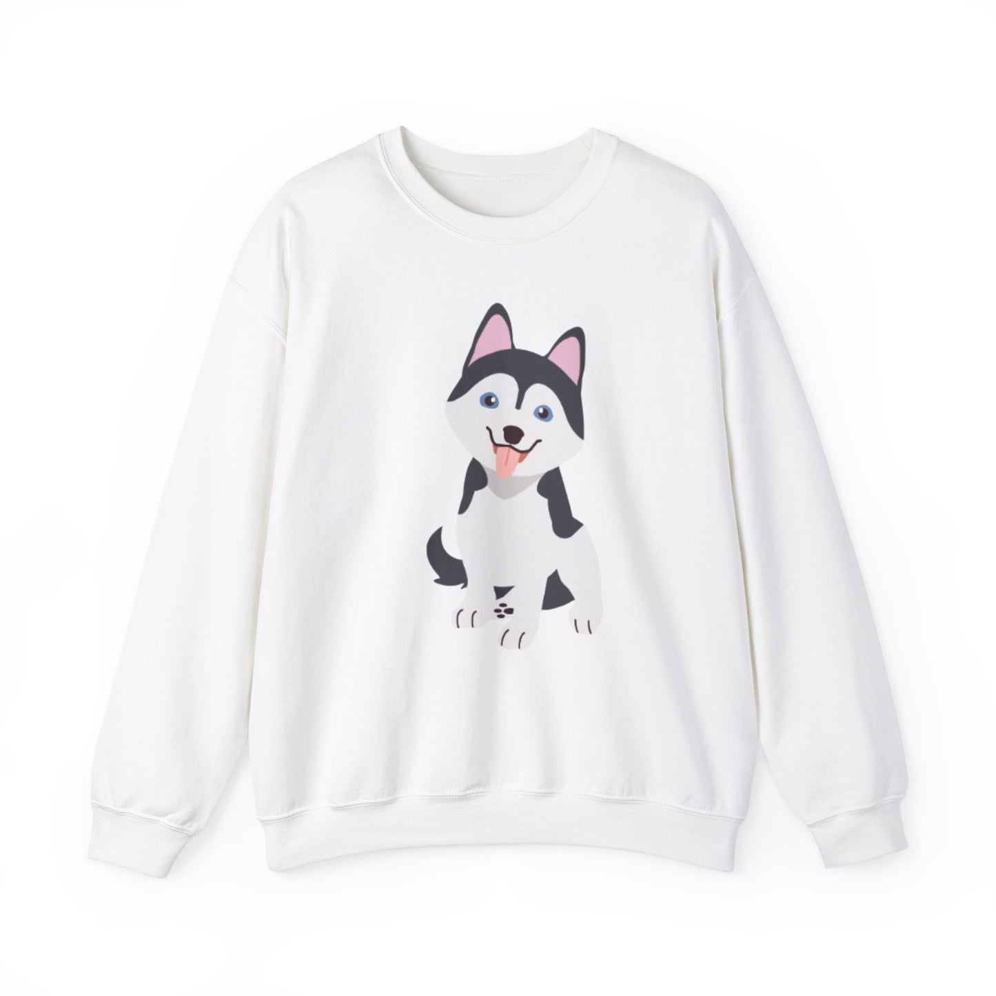 Unisex Heavy Blend™ Crewneck Sweatshirt - Husky Puppy