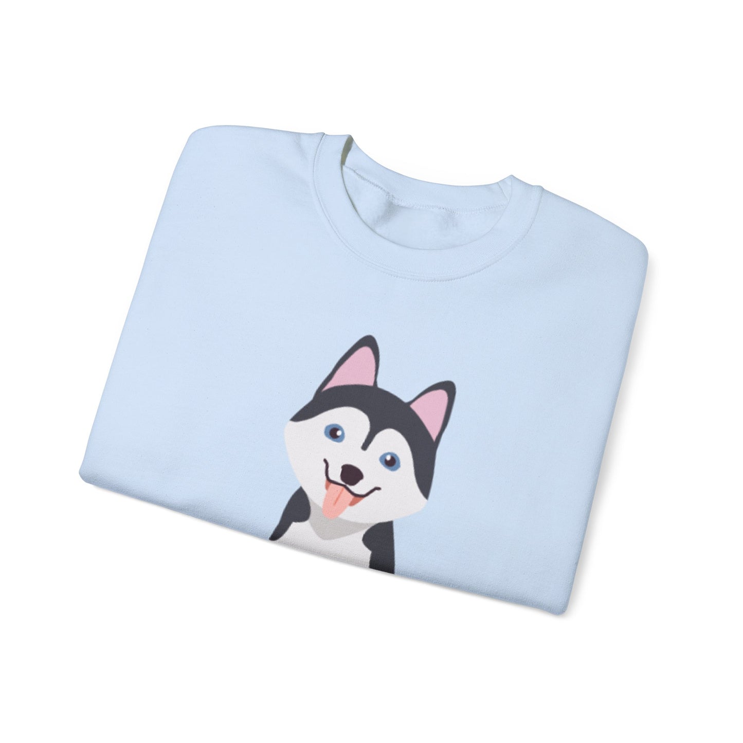 Unisex Heavy Blend™ Crewneck Sweatshirt - Husky Puppy